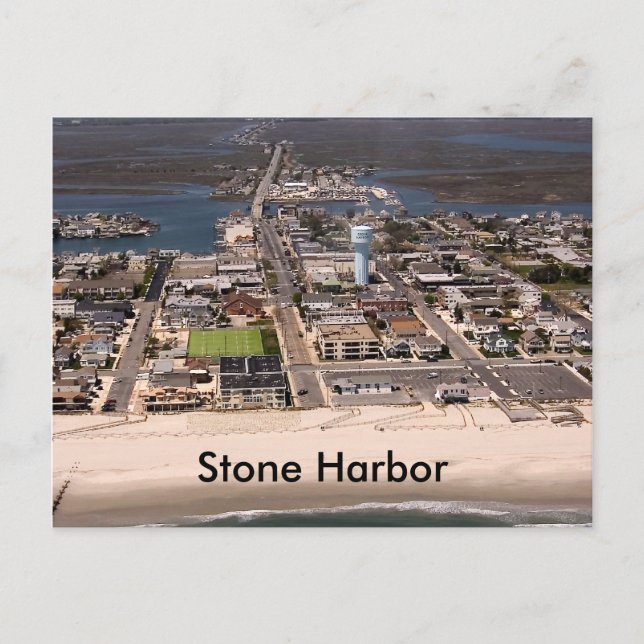 Stone Harbor - 96th Street Postcard (Front)