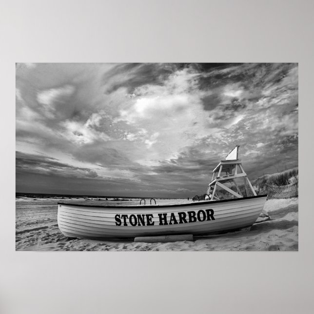 Stone Harbor Beach, NJ Poster (Front)