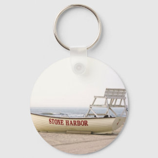 Stone Harbor Boat Keychain