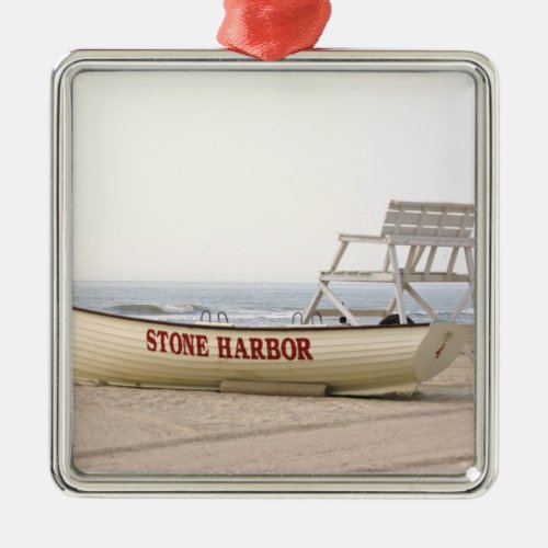 Stone Harbor Lifeguard Boat Ornament