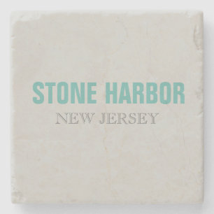 Stone Harbor New Jersey Beach Style Coaster