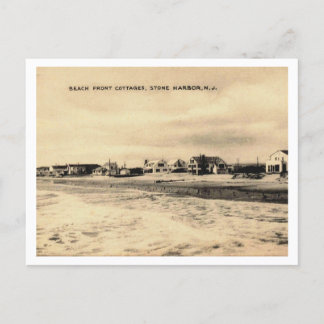 Stone Harbor NJ Cottages 1944 Postcard