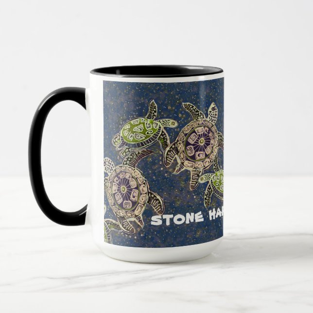 stone harbor nj turtle mug - or change the resort! (Left)