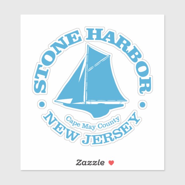 Stone Harbor (sloop) Sticker (Sheet)