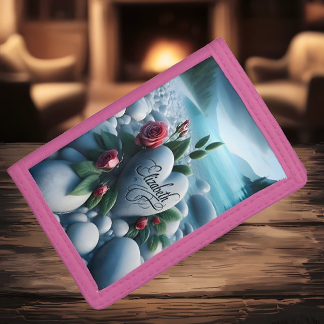 Stone Heart by the Lake Trifold Wallet (Creator Uploaded)