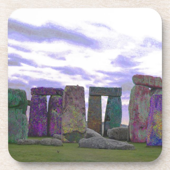 Stone Henge Beverage Coaster (Front)