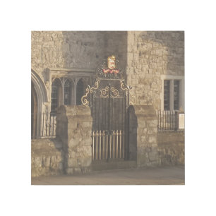 Stone House & Gate 12" x 12" Gallery Wrap