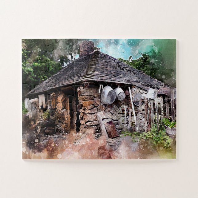 STONE HOUSE HOBBIT HOUSE PUZZLE (Horizontal)