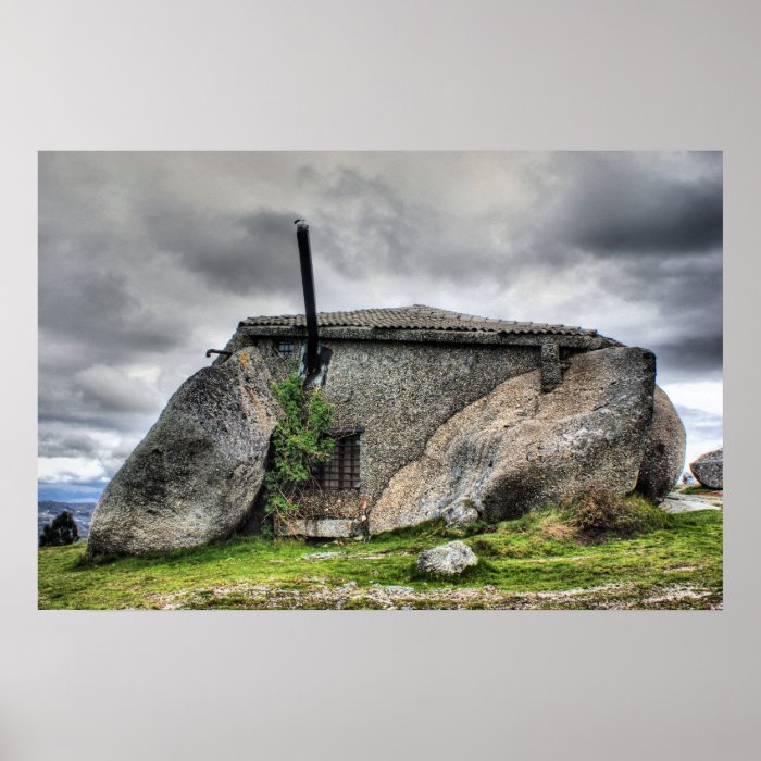 Stone house in Fafe, Portugal Posters