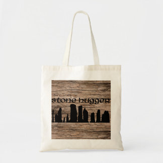 Stone Hugger Distressed "wood" Tote Bag