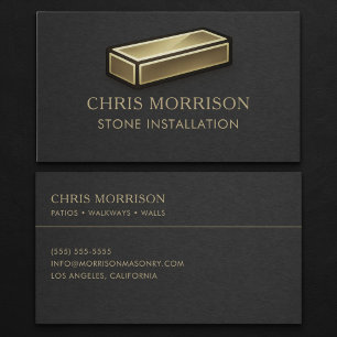 Stone Installation Business Card