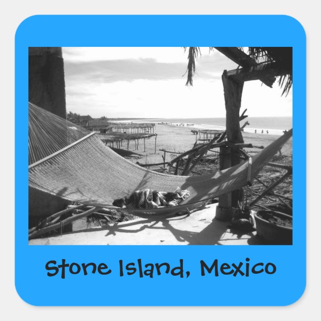 Stone Island Hammock Square Sticker (Front)