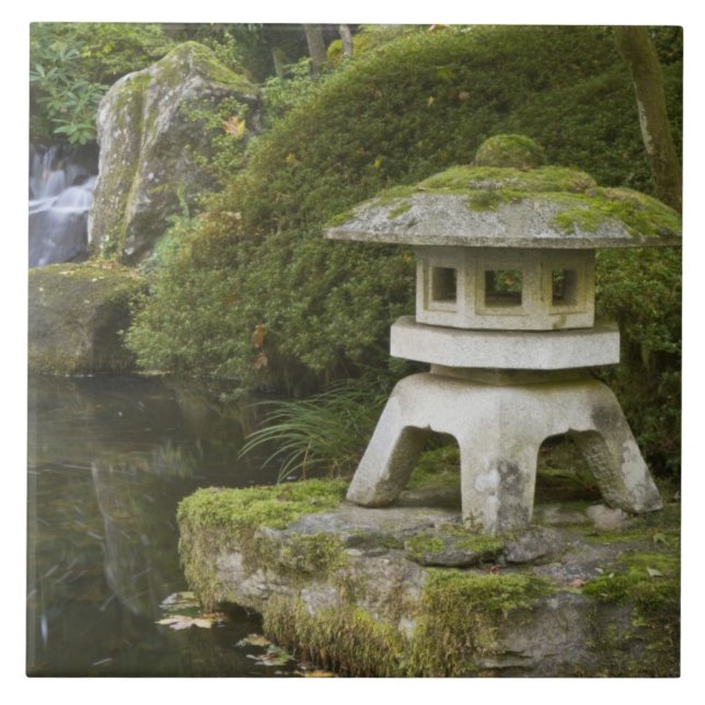 Stone lantern and Heavenly Falls Tile (Front)