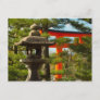 Stone Lantern and Torii Gate Postcard
