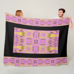 Stone Light Flower 4 Fleece Blanket