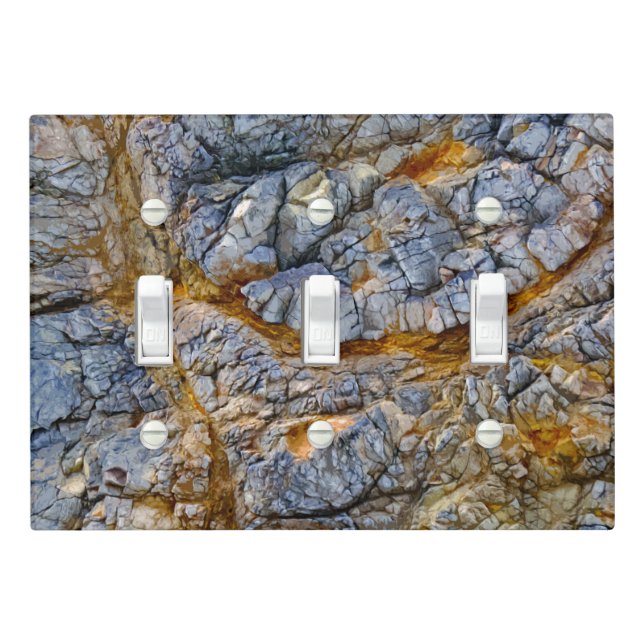 Stone Light Switch Cover (In Situ)