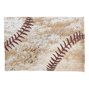 Stone-Like Rustic Vintage Baseball Pillow Case