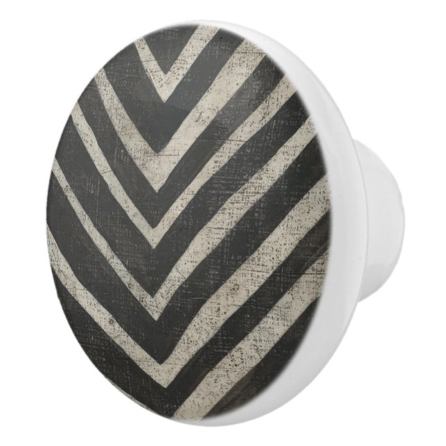 Stone - Lines Ceramic Knob (Right)