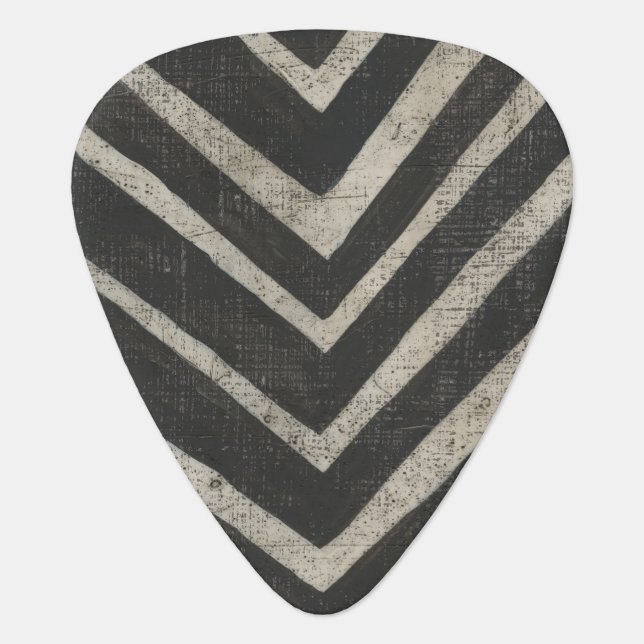 Stone - Lines Guitar Pick (Front)