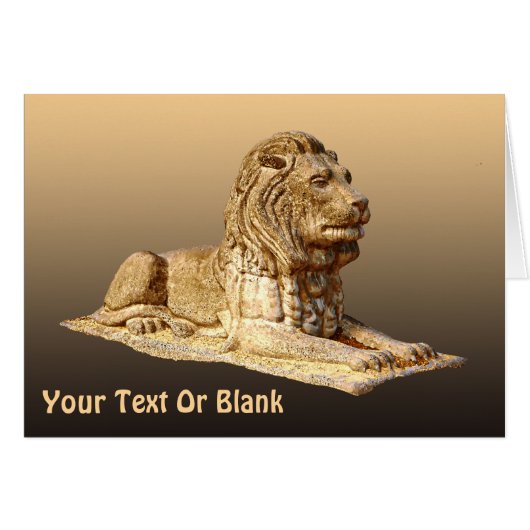 Stone Lion Cards (Front Horizontal)