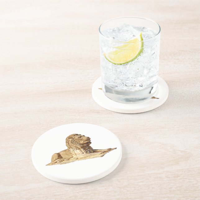 Stone Lion Drink Coaster (Side)