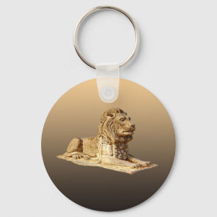 Stone Lion Keychain