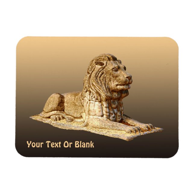 Stone Lion Magnet (Horizontal)
