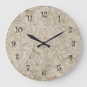 Stone Look Kitchen Wall Clocks