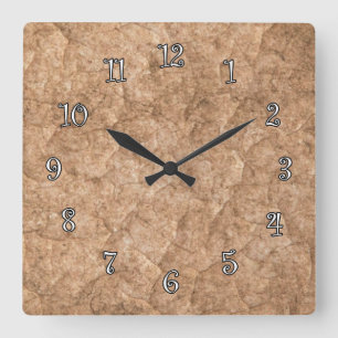 Stone Look Kitchen Wall Clocks