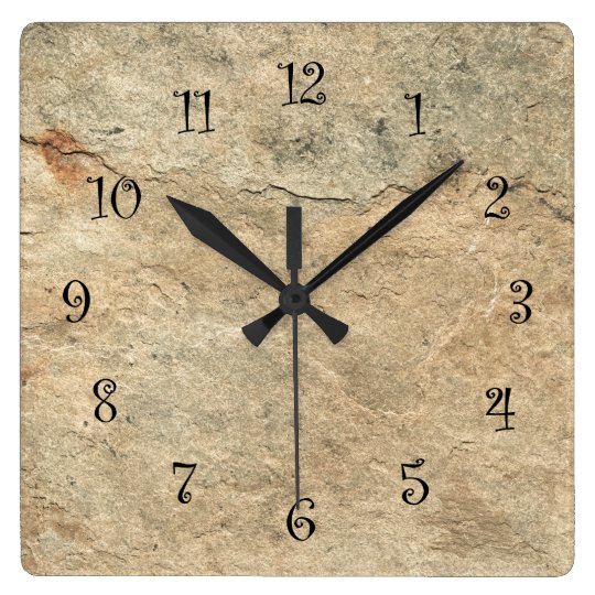 Stone Look Kitchen Wall Clocks