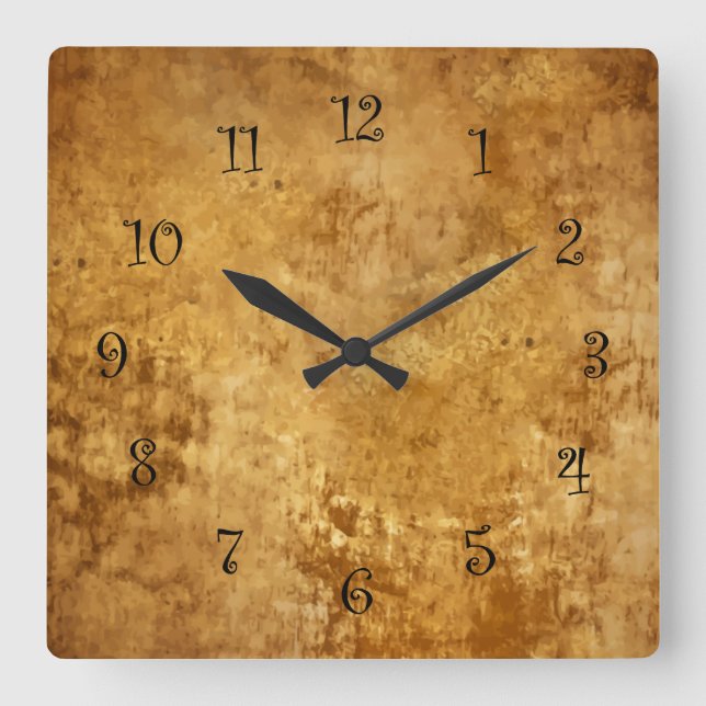Stone Look Kitchen Wall Clocks (Front)