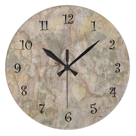 Stone Look Kitchen Wall Clocks | Zazzle.com