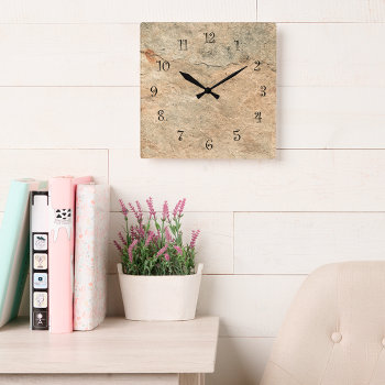 Stone Look Kitchen Wall Clocks by idesigncafe at Zazzle