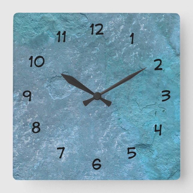 Stone Look Kitchen Wall Decor Clocks (Front)