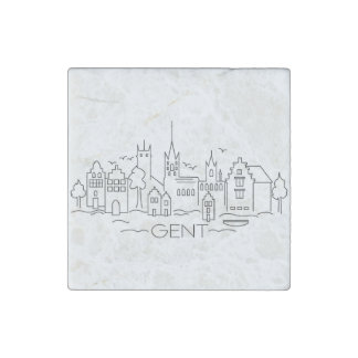 Stone magnet city line Ghent