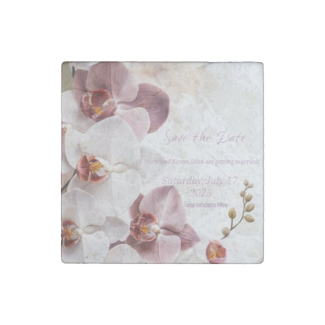 Stone Magnet Save the Date (Front)