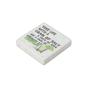 STONE MAGNETS - LIFE, LIME, SALT, TEQUILA!