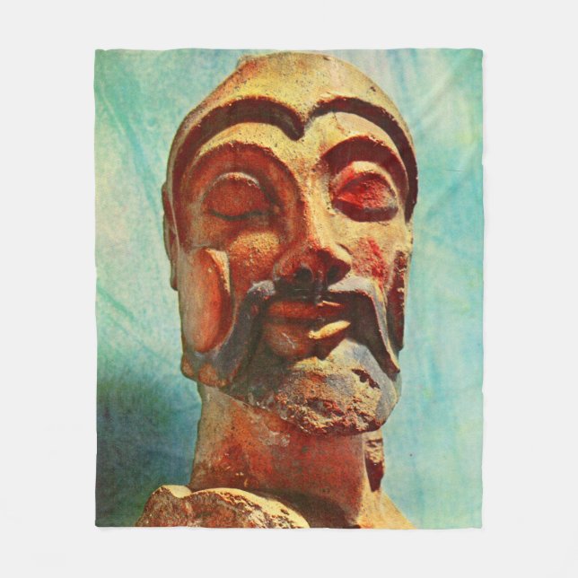 stone man fleece blanket (Front)