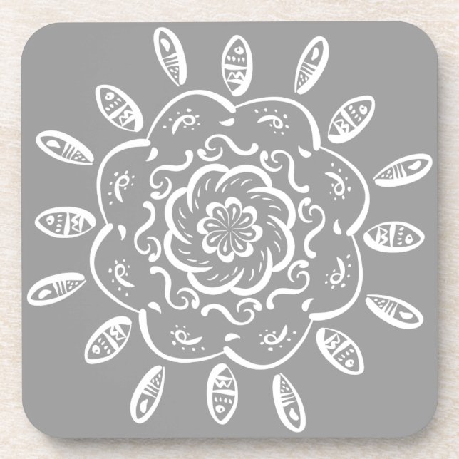 Stone Mandala Coaster (Front)