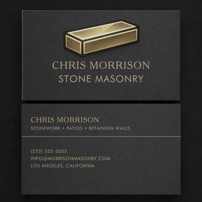 Stone Masonry Business Card (Creator Uploaded)