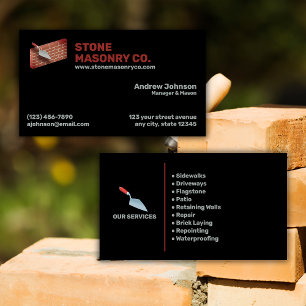 Stone Masonry Company Business Card