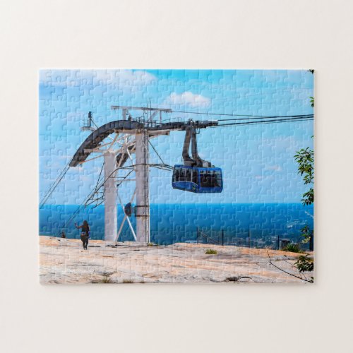 Stone Mountain Cable Car Georgia Jigsaw Puzzle