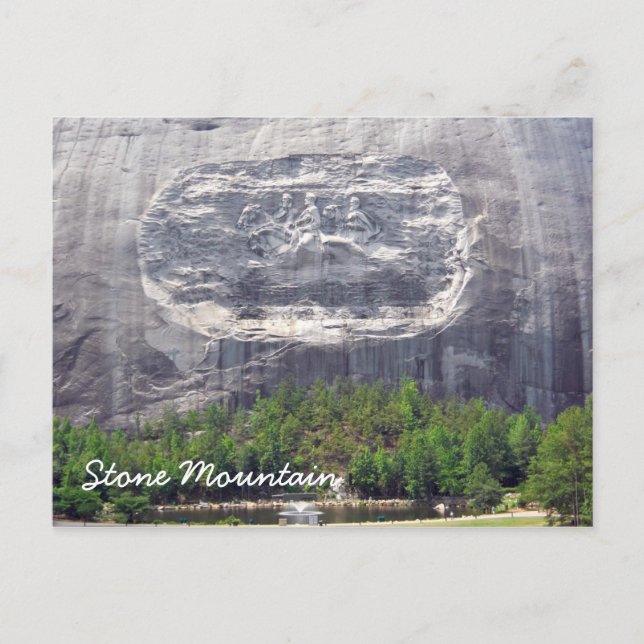 Stone Mountain Carving Stone Mountain Georgia 2 Postcard (Front)