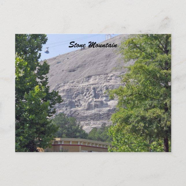 Stone Mountain Carving, Stone  Mountain Georgia Postcard (Front)