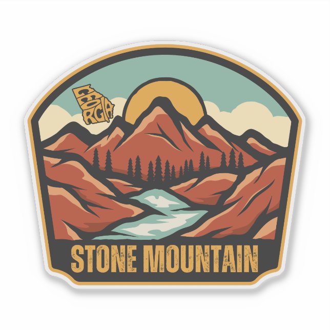 Stone Mountain, Georgia Sticker (Front)