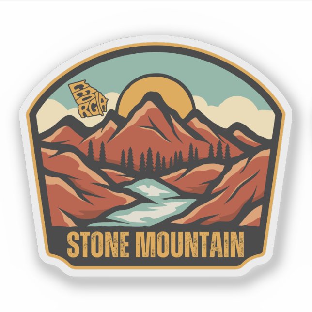 Stone Mountain, Georgia Sticker (Front)