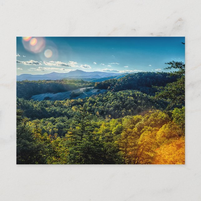 stone mountain north carolina nature landscapes au postcard (Front)