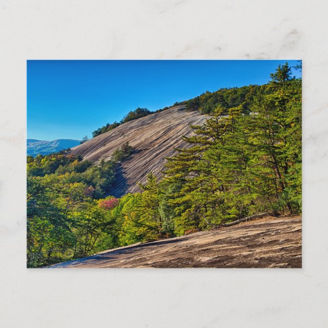 stone mountain north carolina postcard (Front)