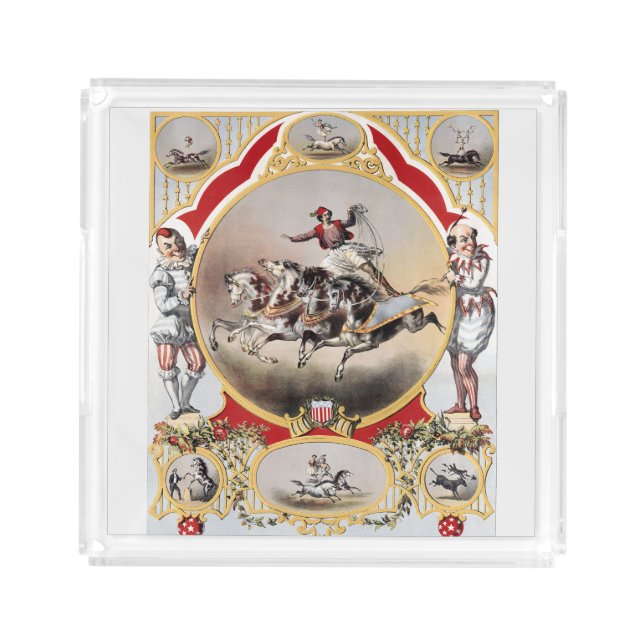 Stone & Murray's Circus, Circa 1870. Acrylic Tray (Front)