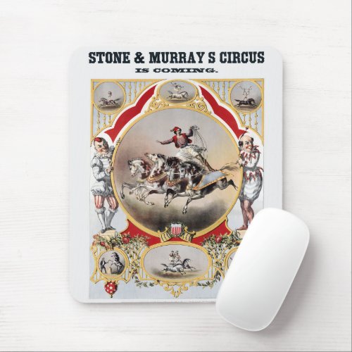 Stone  Murrays Circus Circa 1870 Mouse Pad
